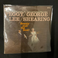 แผ่นเสียง Peggy Lee / George Shearing - Beauty And The Beat! Vinyl VG+ แผ่นสี