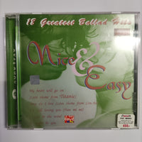 ซีดี Various - 18 Greatest Ballad Hits Nice & Easy CD VG+ แผ่นทอง
