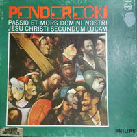 แผ่นเสียง Penderecki - Passio Et Mors Domini Nostri Jesu Christi Secundum Lucam Vinyl VG+ 2LPs