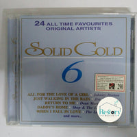 ซีดี Various - Solid Gold 6 - 24 All Time Favourites Original Artists CD VG+ แผ่นทอง