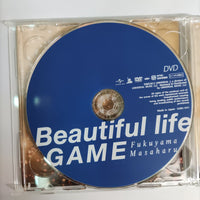 ซีดี Fukuyama Masaharu - Beautiful Life Game CD VG+ 1CD 1DVD