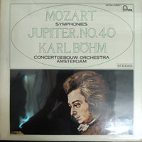 แผ่นเสียง Karl Böhm - Mozart Symphonies Jupiter,No.40 Concertgebouw Orchestra Amsterdam Vinyl VG+