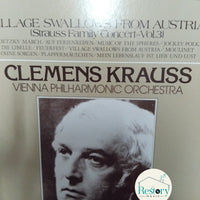 แผ่นเสียง Clemens Krauss - Village Swallows From Austria Strauss Family Cocert=Vol.3 Vinyl VG+