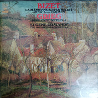 แผ่นเสียง Bizet / Grieg - L'Arlésienne Suites Nos.1&2 Peer Gynt Suite No.1 Eugene Ormandy The Philadelphia Orchestra Vinyl VG+