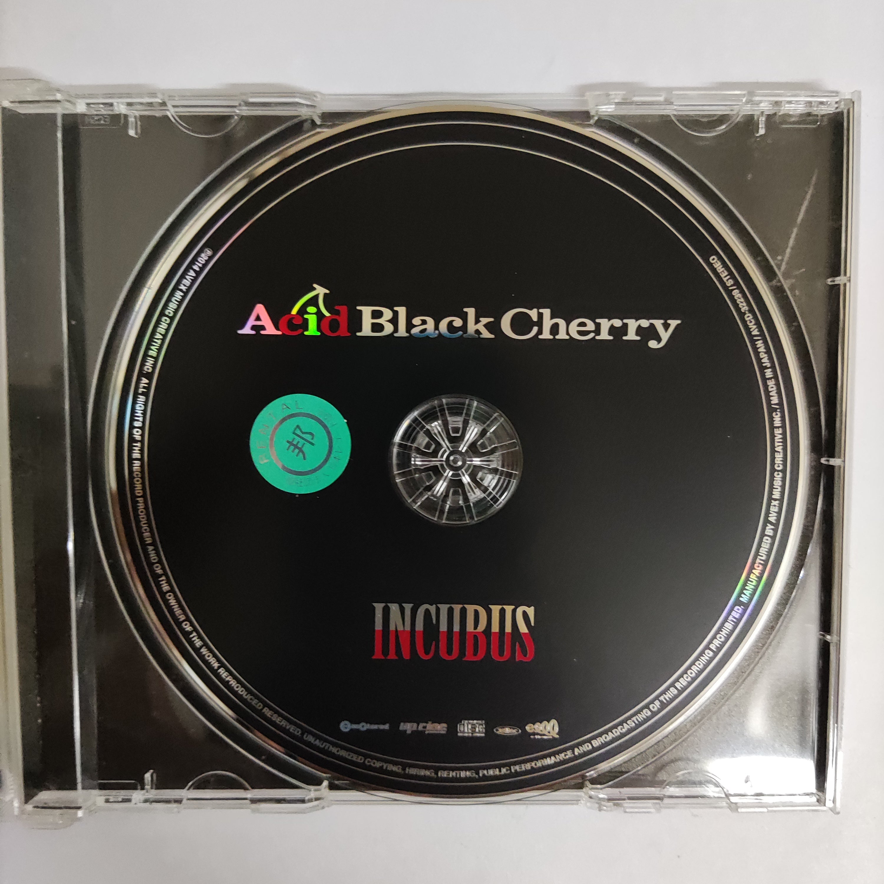 ซีดี Acid Black Cherry - Incubus (CD) (VG+) – Restory Music