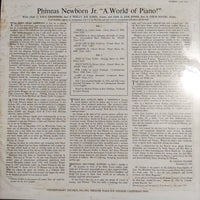 แผ่นเสียง Phineas Newborn Jr. - A World Of Piano! Vinyl VG+