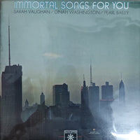 แผ่นเสียง Various - Immortal Songs For You Sarah Vaughan / Dinah Washington / Pearl Bailey Vinyl VG+