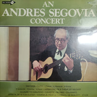 แผ่นเสียง Andres Segovia - An Andres Segovia Concert Vinyl VG+