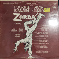แผ่นเสียง Herschel Bernardi, Maria Karnilova - Zorbá Original Broadway Cast Vinyl VG+