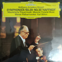 แผ่นเสียง Karl Böhm - Masonic Funeral Music - Maurerische Trauermusik / Wolfgang Amadeus Mozart Symphonien No.29 No.35 Haffner Vinyl VG+