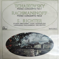 แผ่นเสียง Various - Tchaikovsky Piano Concerto No.1 / Rachmaninoff Piano Concerto No.2 / S. Richter Evgeni Mra Vinsky / Kurt Sanderling Leningran Philharmony Orchestra