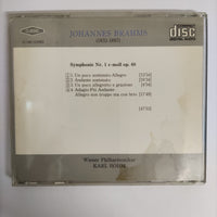 ซีดี Various - Brahms Symphonie Nr.1 Op.68 Wiener Philharmoniker Karl Böhm CD VG+