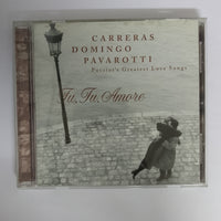 ซีดี José Carreras, Placido Domingo, Luciano Pavarotti, Juan Pons, Nicolai Ghiaurov, Montserrat Caballé, Rolando Panerai, Mirella Freni, Elizabeth Harwood, Kiri Te Kanawa - Tu Tu Amore: Puccini's Greatest Love Songs CD VG