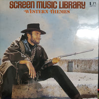 แผ่นเสียง Various - Screen Music Library Western Themes Vinyl VG+ 2LPs