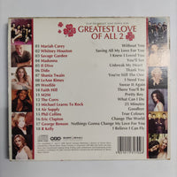 ซีดี Various - 18 Of The Biggest Love Songs Ever Greatest Love Of All 2 CD VG+