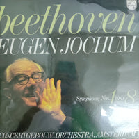 แผ่นเสียง Eugen Jochum - Beethoven Symphony No.1 And 8 Concertgebouw Orchestra,Amsterdam (Vinyl) (VG+)