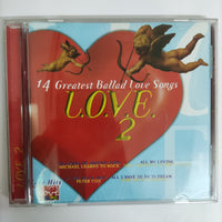 ซีดี Various - 14 Greatest Ballad Love Songs L.O.V.E.2 CD VG+