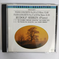 ซีดี Mozart - Piano Concerto No.20 In D Minor K.466 Piano Concerto No.27 In B-Flat Major K.595 CD VG+