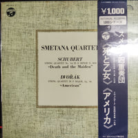 แผ่นเสียง SMETANA QUARTET -SCHUBERT "Death and the Maiden" / DVORAK "American" Vinyl VG+