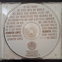 ซีดี Jennifer Lopez - Rebirth CD VG+