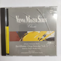 ซีดี Johann Sebastian Bach, Otto Winter - Berühmte Orgelwerke Vol. 1 = Famous Organ Works Vol. 1 CD VG+
