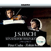 ซีดี Johann Sebastian Bach - Péter Csaba, Zoltán Kocsis - Sonatas For Violin And Clavier CD VG+
