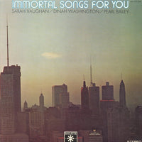 แผ่นเสียง Various - Immortal Songs For You Sarah Vaughan / Dinah Washington / Pearl Bailey Vinyl VG+
