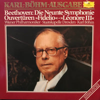 Karl Böhm, Ludwig van Beethoven, Wiener Philharmoniker, Staatskapelle Dresden : Die Neunte Symphonie / Ouvertüren "Fidelo" "Leonore III" (2xLP, Album, Ltd)