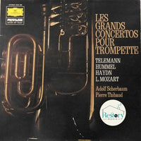 แผ่นเสียง Georg Philipp Telemann, Johann Nepomuk Hummel, Leopold Mozart, Joseph Haydn, Adolf Scherbaum, Pierre Thibaud - Les Grands Concertos Pour Trompette Vinyl VG+