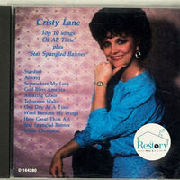 ซีดี Cristy Lane - Top 10 Songs Of All Time Plus "Star Spangled Banner" CD VG+