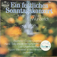 แผ่นเสียง Fritz Wunderlich - Ein Festliches Sonntagskonzert 6. Folge Vinyl VG+