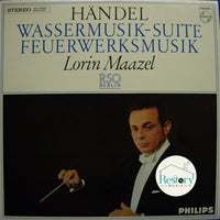 แผ่นเสียง Georg Friedrich Händel, Lorin Maazel, Radio-Symphonie-Orchester Berlin - Wassermusik-Suite / Feuerwerksmusik Vinyl VG+