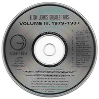 ซีดี Elton John - Greatest Hits Volume III 1979-1987 CD VG+