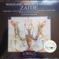 ซีดี Wolfgang Amadeus Mozart, Judith Blegen, Werner Hollweg, Wolfgang Schöne, Thomas Moser, Robert Holl, Das Mozarteum Orchester Salzburg, Leopold Hager - Zaide CD VG+