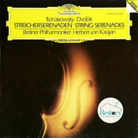 แผ่นเสียง Pyotr Ilyich Tchaikovsky • Antonín Dvořák - Berliner Philharmoniker • Herbert von Karajan - Streicherserenaden • String Serenades Vinyl VG+