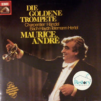 แผ่นเสียง Maurice André - Marc Antoine Charpentier, Georg Friedrich Händel, Johann Sebastian Bach, Michael Haydn, Georg Philipp Telemann, Johann Wilhelm Hertel - Die Goldene Trompete Vinyl NM or M-