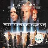 ซีดี Eric Serra - The Fifth Element Music From The Motion Picture By Luc Besson CD NM or M-