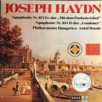 แผ่นเสียง Joseph Haydn - Philharmonia Hungarica, Antal Dorati - Symphony No. 103 Es-dur "Mit Dem Paukenwirbel" • Symphony No. 104 D-dur "Londoner" Vinyl VG+