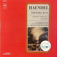 แผ่นเสียง Georg Friedrich Händel, La Grande Ecurie Et La Chambre Du Roy, Jean-Claude Malgoire - Fireworks Music - Concerto "A Due Cori En Si Bémol" Vinyl VG+