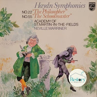 แผ่นเสียง Joseph Haydn, The Academy Of St. Martin-in-the-Fields, Sir Neville Marriner - Haydn Symphonies No.22 "The Philosopher" No.55 "The Schoolmaster" Vinyl VG+