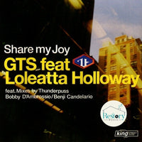 ซีดี GTS Feat Loleatta Holloway - Share My Joy CD VG