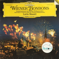 แผ่นเสียง Lorin Maazel, Wiener Philharmoniker - Wiener Bonbons Neujahrskonzert Der Wiener Philharmoniker = New Year's Concert With The Vienna Philharmonic Vinyl VG+