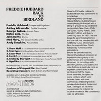 ซีดี Freddie Hubbard - Back To Birdland CD VG+