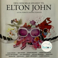 ซีดี Various - Den Officielle Hyldest Til Elton John - Af De Største Danske Stjerner CD VG+