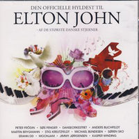 ซีดี Various - Den Officielle Hyldest Til Elton John - Af De Største Danske Stjerner CD VG+
