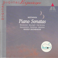 ซีดี Ludwig van Beethoven, Rudolf Buchbinder - Piano Sonatas Mondschein = Moonlight = Clair De Lune · Appassionata · Pathétique · Waldstein CD VG+