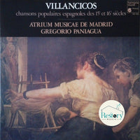 แผ่นเสียง Atrium Musicae De Madrid, Gregorio Paniagua - Villancicos - Chansons Populaires Espagnoles Des 15´ Et 16´ Siècles Vinyl VG+