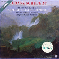 แผ่นเสียง Franz Schubert, The London Festival Orchestra, Colin Matthews - Symphonie Nr. 5 / Symphonie Nr. 8 »Unvollendete« Vinyl VG+