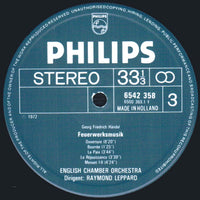 แผ่นเสียง Georg Friedrich Händel / English Chamber Orchestra, Heinz Holliger, Raymond Leppard - Wassermusik, Feuerwerksmusik, Concerto Grossi, Oboenkonzerte Vinyl VG+ Boxset, 3LPs
