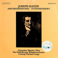 แผ่นเสียง Joseph Haydn - Alexandre Magnin, Heidelberger Kammerorchester Leitung: Richard Laugs - Abschiedssinfonie - Flötenkonzert Vinyl VG+
